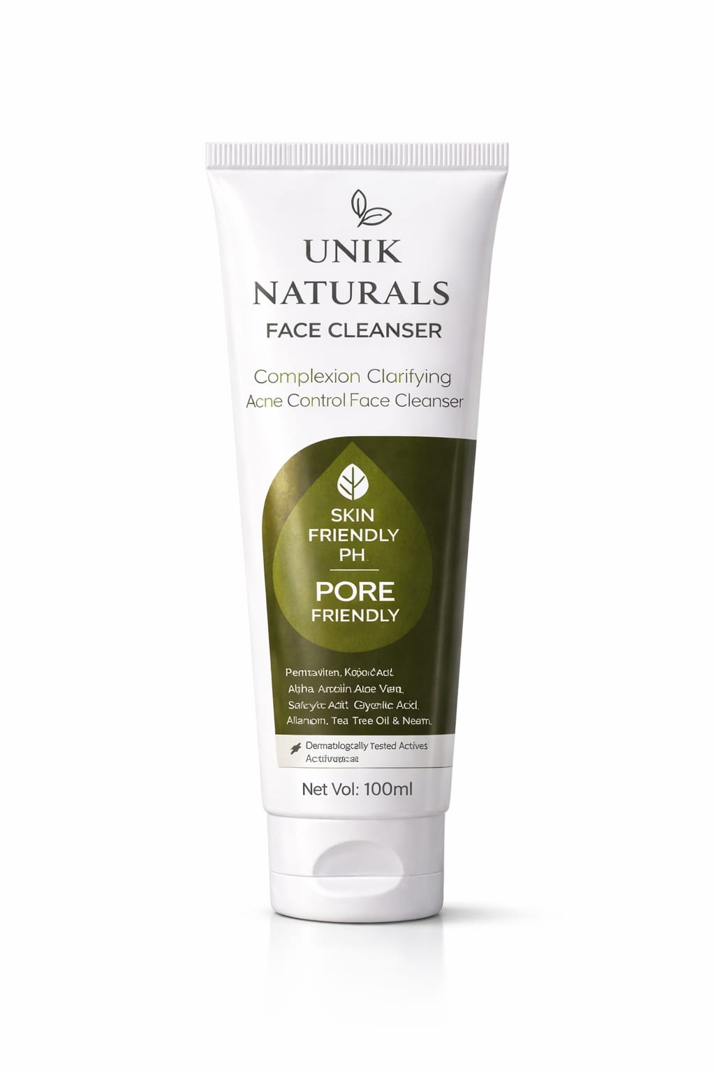 Unik Naturals Face Cleanser for Acne Control & Skin Clarifying
