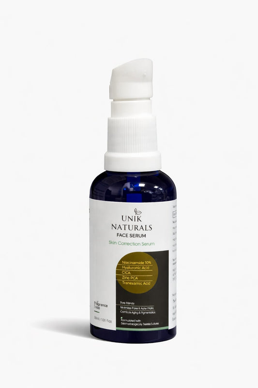 Unik Naturals Face Serum with Niacinamide 10%, Hyaluronic Acid, Tranexamic Acid, CICA & Zinc PCA