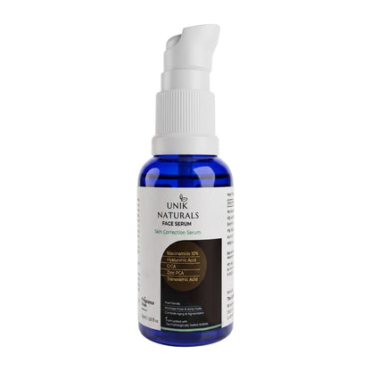 Unik Naturals Face Serum with Niacinamide 10%, Hyaluronic Acid, Tranexamic Acid, CICA & Zinc PCA