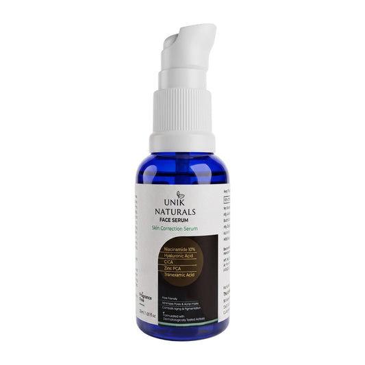 Unik Naturals Face Serum with Niacinamide 10%, Hyaluronic Acid, Tranexamic Acid, CICA & Zinc PCA