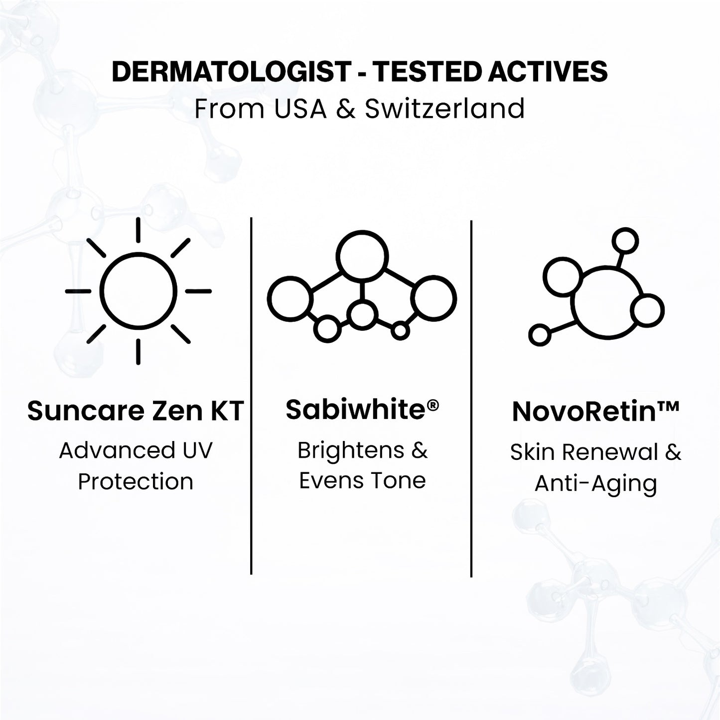 Tinted Sunsscreen SPF 50 PA++++ Suncare Zen Kt Novoretin & Sabiwhite