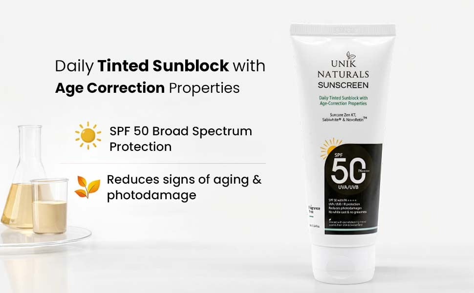 Tinted Sunsscreen SPF 50 PA++++ Suncare Zen Kt Novoretin & Sabiwhite