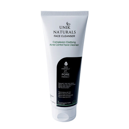 Unik Naturals Face Cleanser for Acne Control & Skin Clarifying