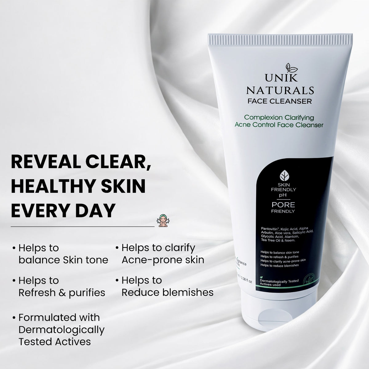 Unik Naturals Face Cleanser Duo (Pack of 2)