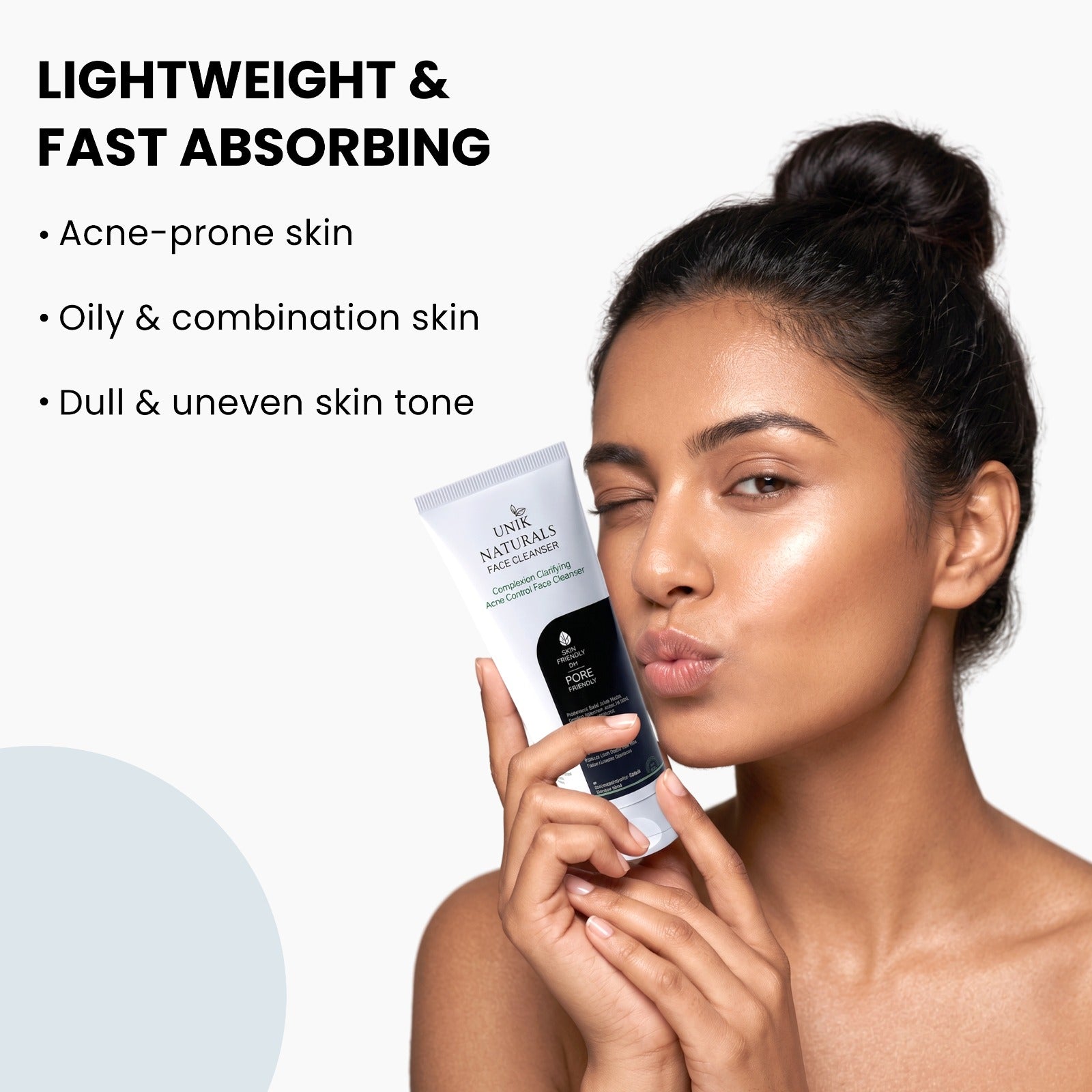 Unik Naturals Daily Defense Duo – Face Cleanser + Sunscreen (Acne Control & Sun Protection)